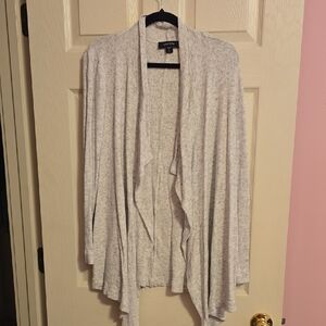 Karen Kane Light Gray‎ Draped Cardigan